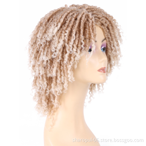 Braided Wigs for Black Women 6inch Length Short Bob Synthetic Wig